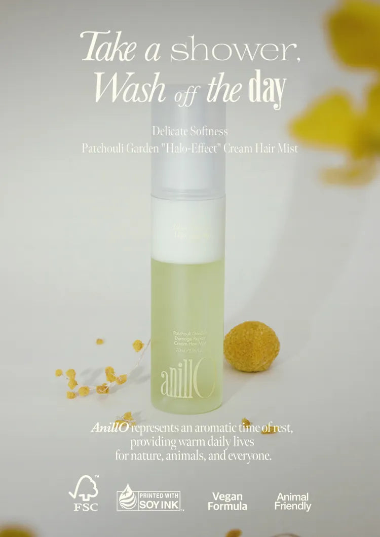 anillO Patchouli Garden Damage Repair Cream Hair Mist