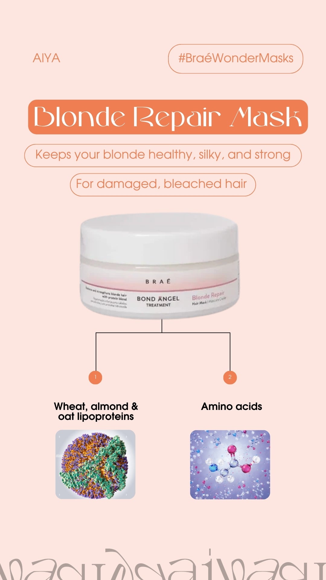 Braé BLONDE REPAIR Bond Angel HAARMASKE