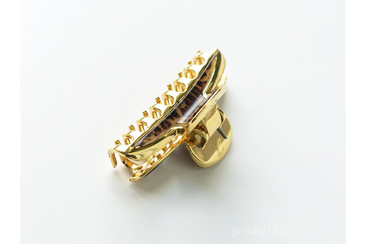 Janeke Haarspange Gold Leopard 6 Zähne